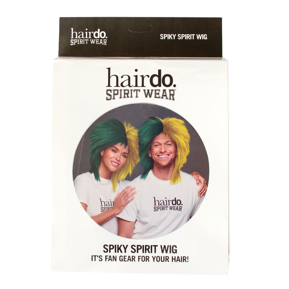 Ducks Spirit, Green, Hair Care, Polyester, Accessories, Women, HairUWear, Spikey Rocker, Wig, 951925